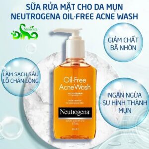 Sữa rửa mặt Neutrogena Oil-Free Acne Wash