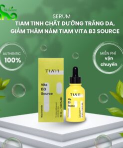 Serum Tiam Tinh Chất Dưỡng Trắng Da, Giảm Thâm Nám, Phục Hồi Da Sau Mụn Tiam Vita B3 Source Serum 40ml