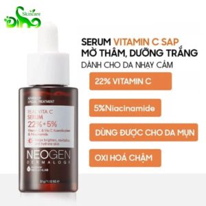 Serum dưỡng trắng da hiệu quả Neogen 22%vitC