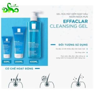 Gel rửa mặt La Roche Posay Effaclar Purifying Foaming Gel