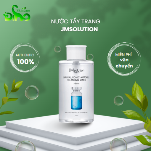 NƯỚC TẨY TRANG JM SOLUTION H9 HYALURONIC AMPOULE CLEANSING WATER