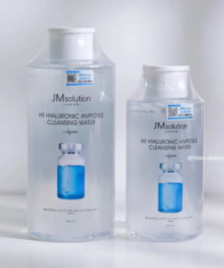 Nước tẩy trang cấp ẩm JM solution H9 Hyaluronic Ampoule Cleansing Water Aqua 500ml, 850ml